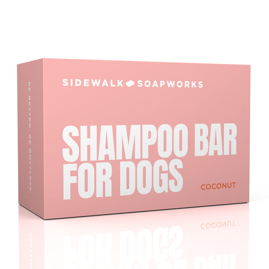 Coconut Solid Shampoo Bar for Dogs. Eco-Friendly, Zero Waste, 5.6 oz Natural Solid Pet Soap